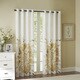 Madison Park Kiely Floral Watercolor Curtain Panel