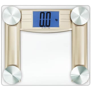 Cook N Home Digital Bathroom Scale with Smart Step-on Technology and Measure Tape-Image