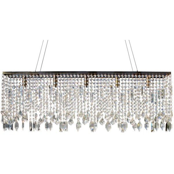 40-inch Antique Brass Suspension Linear Chandelier - Overstock ...