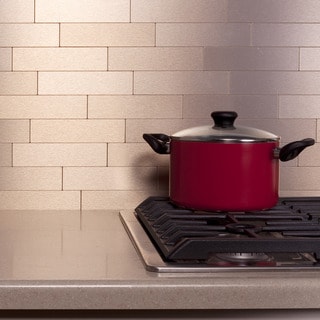 See Reviews Aspect Champagne Peel and Stick Tiles (6 square feet)
