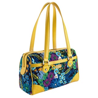 Vera Bradley Caroline Midnight Blues Tote - Overstockâ„¢ Shopping ...