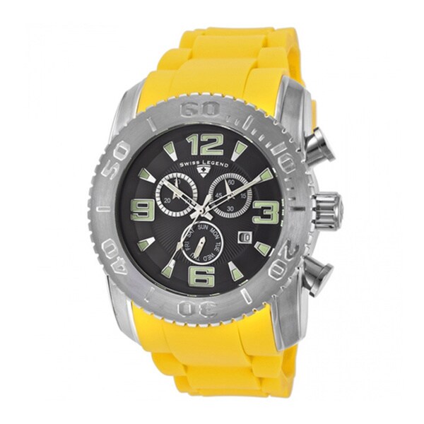 Swiss Legend Men's SL-10067-01-YLS Commander Black Watch 