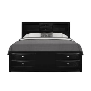 Best Shopping Black Queen Storage Bed