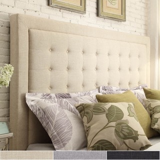 ( ._.) INSPIRE Q Bellevista Button-tufted Square Queen Upholstered Headboard