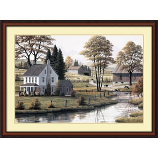 See Reviews Bill Saunders 'Autumn Grazing' Framed Art Print 43 x 32-inch