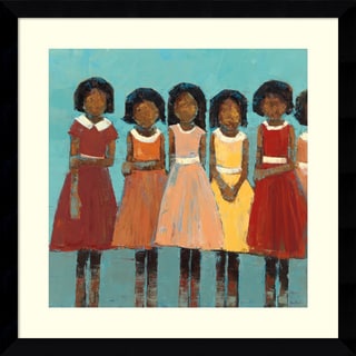 Special Prices Rebecca Kinkead 'The Dance' Framed Art Print 33 x 33-inch