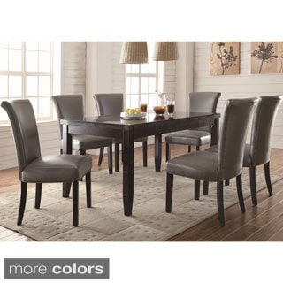 (>_<)  Gun Metal 7-piece Dining Set