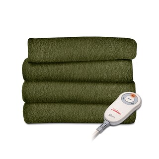 Ivy Fleece Heated Throw Blanket