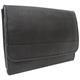 Piel Leather Envelope Portfolio 2363 Black Leather