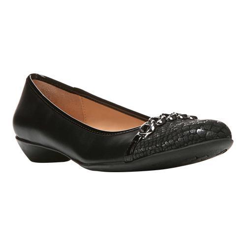 Women's Naturalizer Haloe Slip-On Black/Pewter Smooth Dolce Polyurethane
