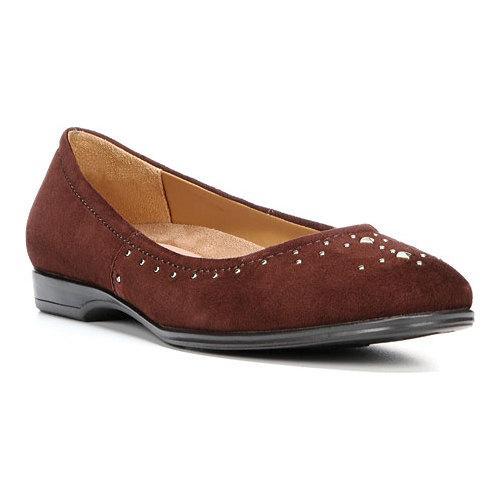 Women's Naturalizer Joana Slip-On Bridle Brown Kid Suede