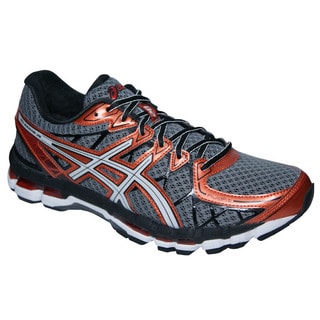---> Asics Men's 'Kayano 20' Storm/ White/ Rust Running Shoes