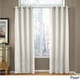 Grand Luxe Madison Linen Chenille Grommet Top Curtain Panel