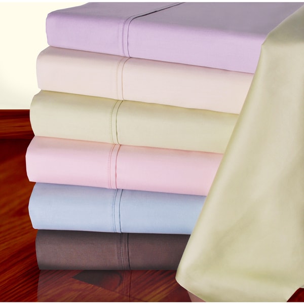 Luxor Treasures Certified Supima Cotton 450TC Deep Pocket Sheet Set And ...