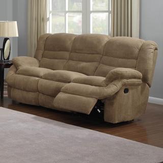 ###  Ted Coffee Soft-upholstered Reclining Sofa