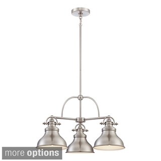 (^.^)/  Emery 3-light Steel Dinette Chandelier