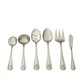 RiverRidge Monogrammed Stainless Steel Beaded 46-piece Flatware Set