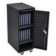Offex Black 12 Chromebook Charging Cart amd Electrical Outlets