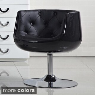 Buy Online Kacey Futuristic Fiberglass and Leatherette Chair