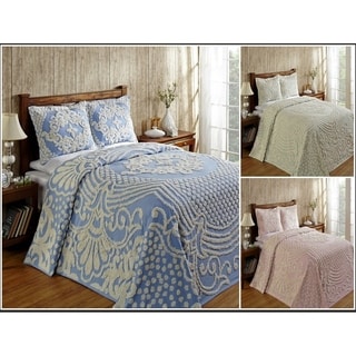 @@@ >  Florence Soft Cotton Chenille Bedspread