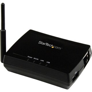 StarTech.com 1 Port USB Wireless-N 150Mbps AirPrint Server - 802.11b/