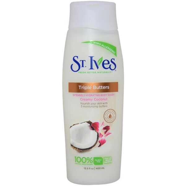 St. Ives Creamy Coconut Triple Butter 13.5-ounce Body Lotion