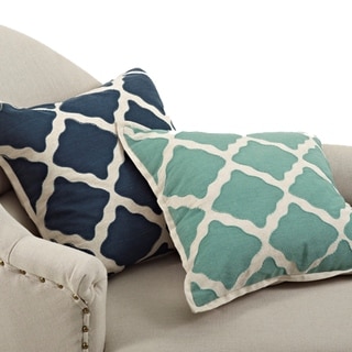 Moroccan Design Down Filled 20-inch Throw Pillow