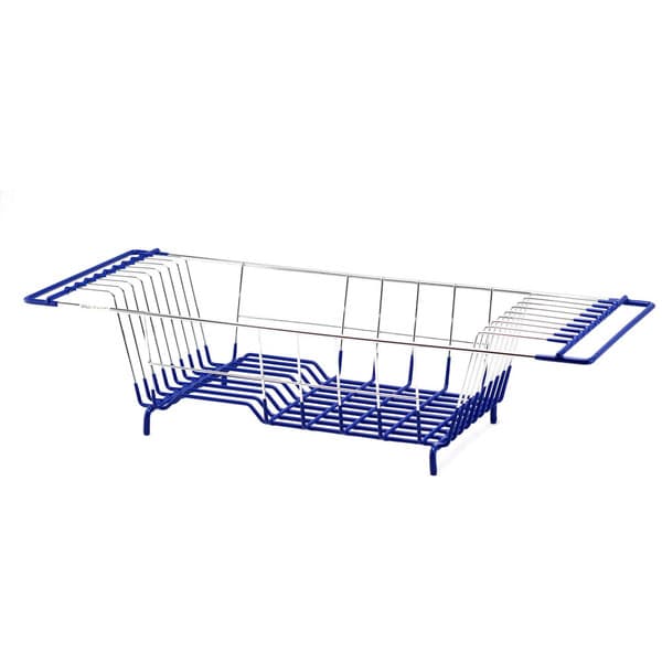 PVCdipped Metal Wire Narrow Dish Drainer 16601291