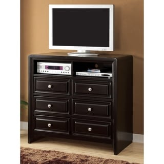 Furniture of America Beau Espresso Media Chest