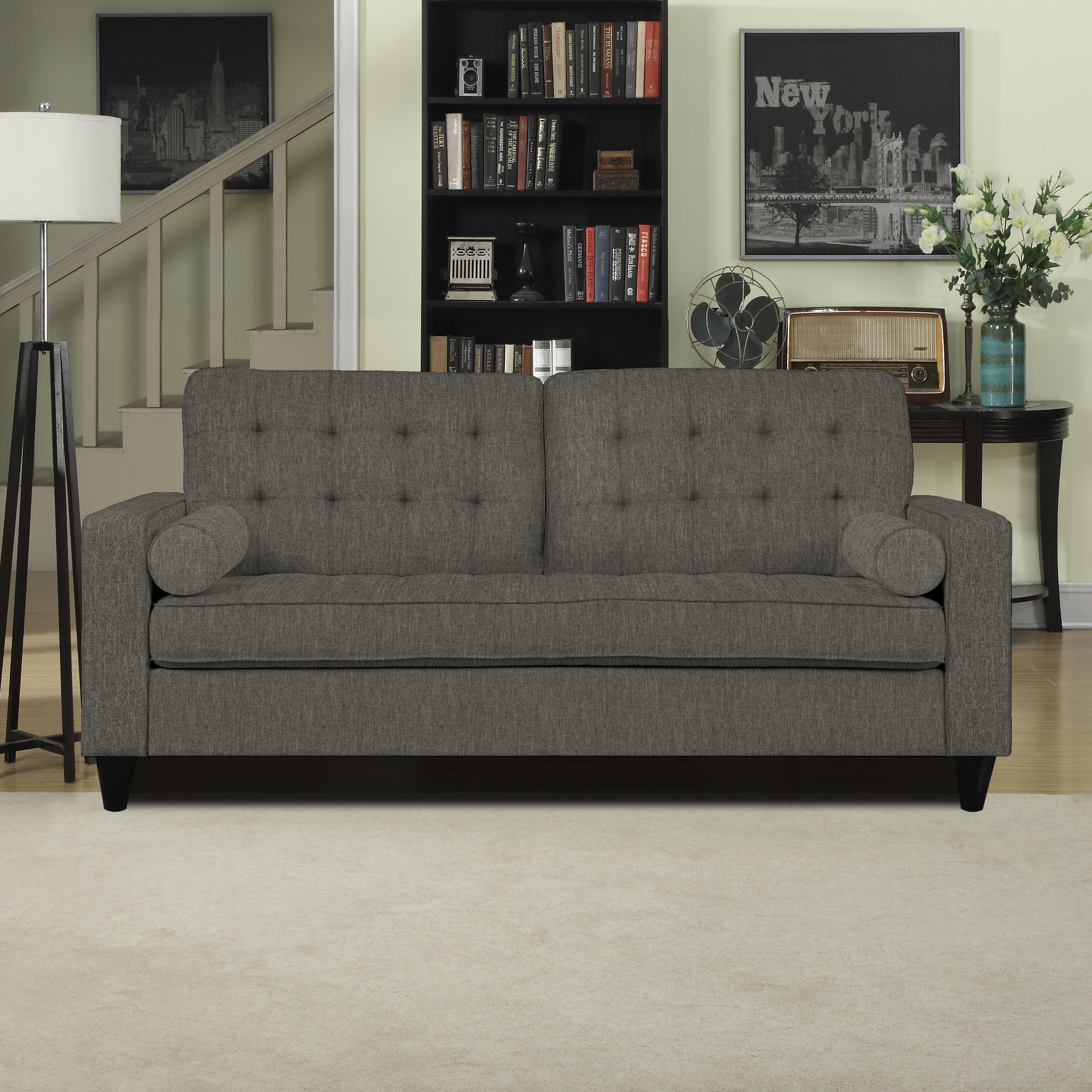 1Cheap Portfolio Taya Basil Grey SoFast Sofa Cheap Living Room