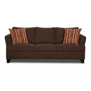 Made to Order Simmons Upholstery Diver Chocolate Sofa-Image