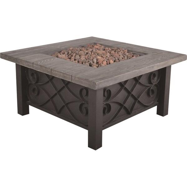 Marbella Steel Gas Fire Table