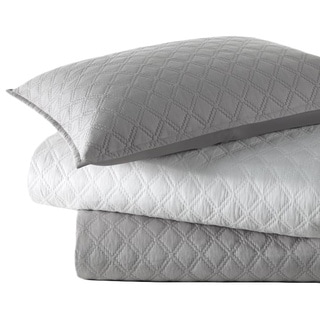 --->  Vera Wang Step Edge Diamond Cotton 3-piece Coverlet Set
