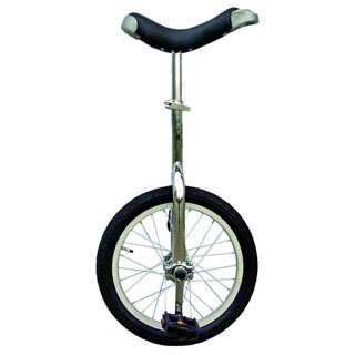 Chrome 16-inch Unicycle with Alloy Rim-Image