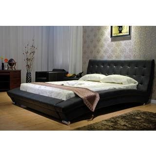 Black Arch Platform Bed