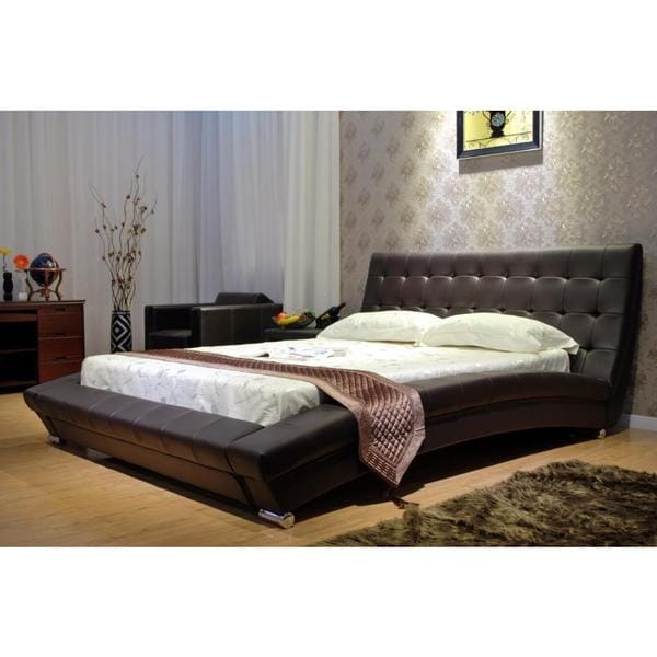 Chocolate Arch Platform Bed