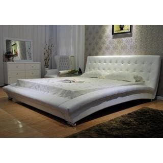 White Arch Platform Bed