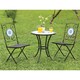 Furniture of America Spector Blue Mosaic Bistro Chairs (Set of 2)