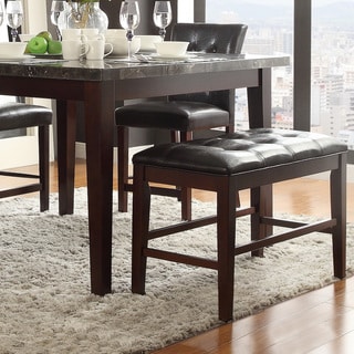 @@@ >  TRIBECCA HOME Colyton Black Brown Counter Height Bench