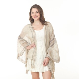 Striped Linen Shawl
