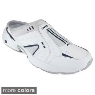 Ryka White/Chrome Silver/Meadow Mauve/Steel Grey Dash Womens Shoes