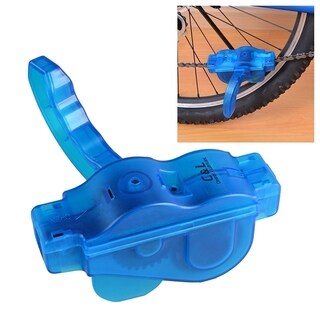 BasAcc Blue Bicycle Bike Cycling Easy Chain Quick Cleaner Cleaning Tool Kit-Image