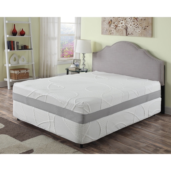 Herbacoal 12-inch Queen-size Memory Foam Mattress