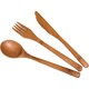 Totally Bamboo 20-2006 Bamboo 3-piece Flatware Set