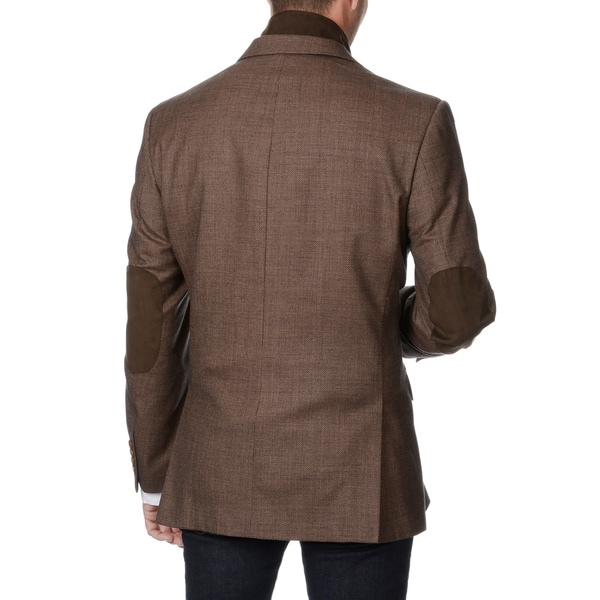 Prontomoda Europa Men's Light Brown Wool/ Cashmere Sportcoat