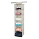 The Macbeth Collection India Faux Jute 6-shelf Organizer