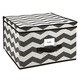 The Macbeth Collection Jumbo Chevron Printed Storage Box