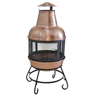 Compare Price Deeco Cape Copper Chiminea