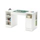 South Shore Crea Collection Pure White Craft Table