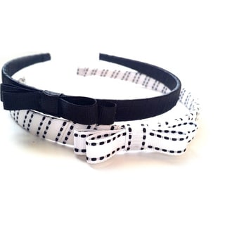 Crawford Corner Shop Black and White 1/2-inch Headband-Image